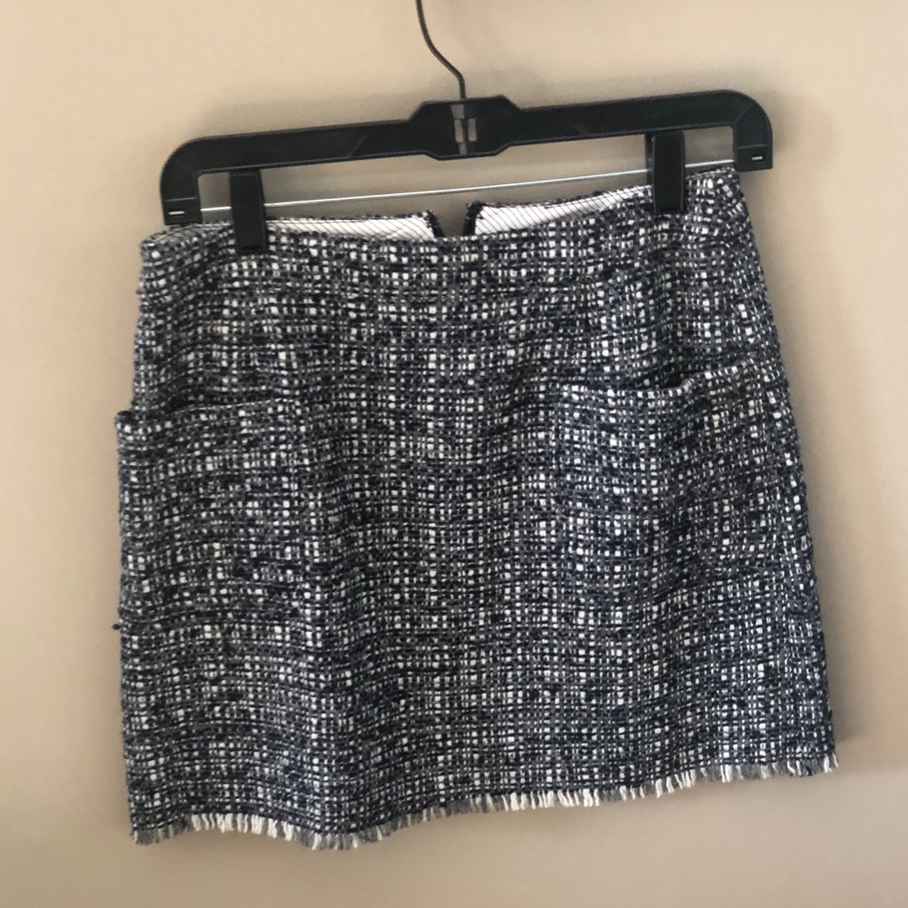 Brooks Brothers Blue Gray and White Tweet Skirt
